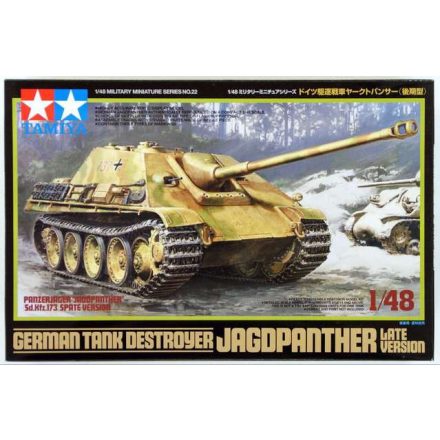 Tamiya Tank Destroyer Jagdpanther Late Version  1:48 makett harcjármű (300032522)