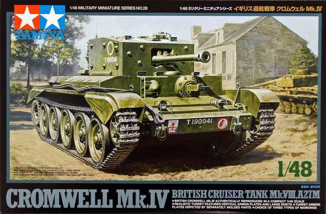 Tamiya Tamiya British Cruiser Tank Cromwell Mk.IV  1:48 makett harcjármű (300032528)