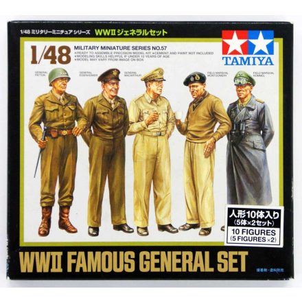 Tamiya WWII Famous Generals Set  makett figura 1:48 (300032557)