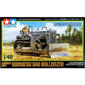   Tamiya Tamiya Japanese Navy Komatsu G40 Bulldozer  1:48 makett harcjármű (300032565)