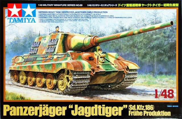 Tamiya Tamiya Heavy Tank Destroyer Jagdtige Early Prod.  1:48 makett harcjármű (300032569)