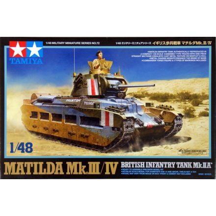 Tamiya Matilda Mk.III/IV British Infantry Tank Mk.IIA  1:48 makett harcjármű (300032572)