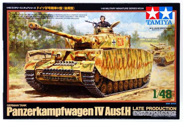 Tamiya Tamiya Panzerkampfwagen IV Ausf.H Late Prod.  1:48 makett harcjármű (300032584)