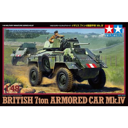Tamiya British 7 ton Armored Car Mk.IV  1:48 makett harcjármű (300032587)