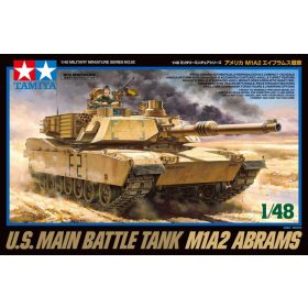   Tamiya Tamiya USA M1A2 Abrams  1:48 makett harcjármű (300032592)