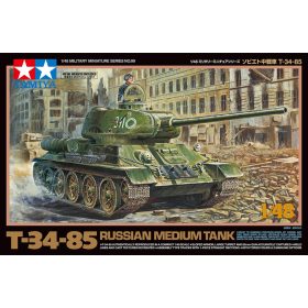   Tamiya Tamiya Russian Medium Tank T34-85  1:48 makett harcjármű (300032599)