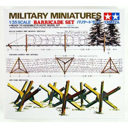 Tamiya Barricade Set  makett készlet (300035027)