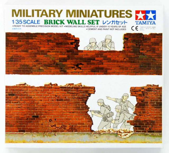 Tamiya Tamiya Brick Wall Set  makett készlet (300035028)
