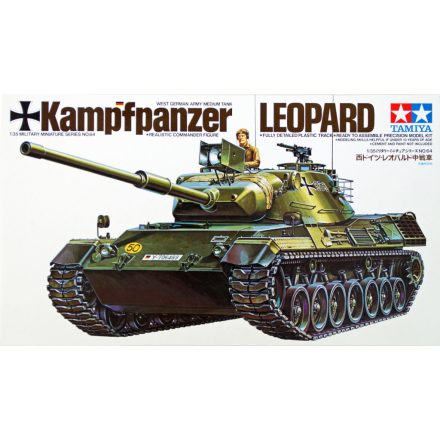Tamiya West German Army Medium Tank Leopard  1:35 makett harcjármű (300035064)