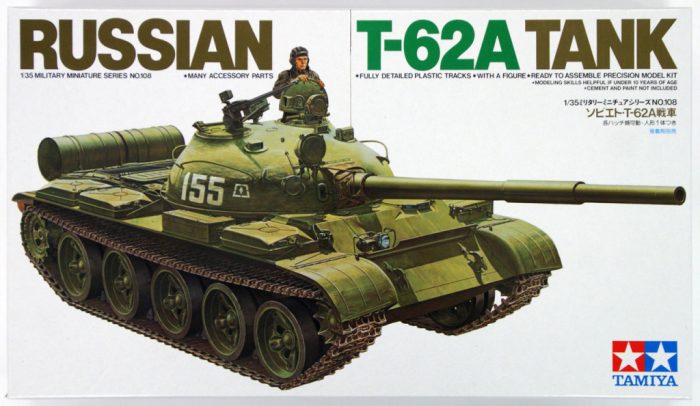 Tamiya Tamiya Russian T-62A Tank  1:35 makett harcjármű (300035108)