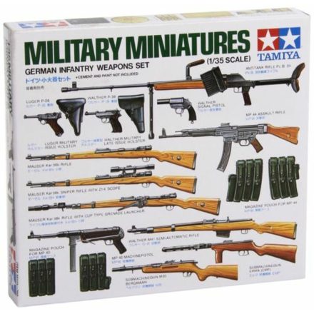 Tamiya German Infantry Weapons Set 1:35 makett készlet (300035111)