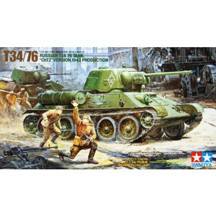 Tamiya T34/76 Tank ChTZ Version, 1943 Production  1:35 makett harcjármű (300035149)