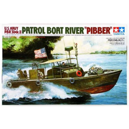 Tamiya US Navy PBR31 MkII Patrol Boat River Pibber  1:35 makett hajó (300035150)