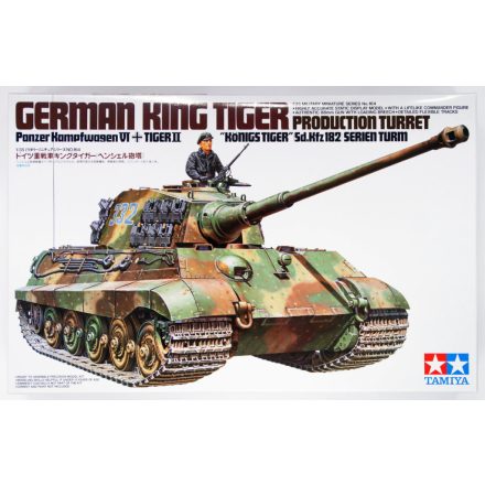 Tamiya King Tiger Production Turret  1:35 makett harcjármű (300035164)