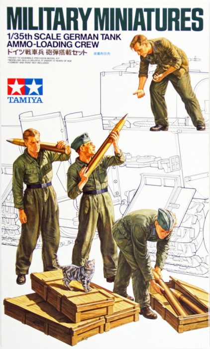 Tamiya Tamiya German Tank Ammo Loading Crew Set  makett figura 1:35 (300035188)