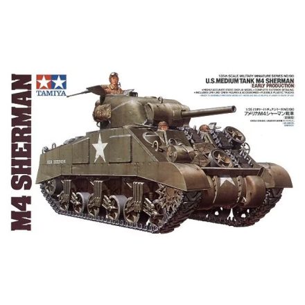 Tamiya US Medium Tank M4 Sherman Early Production  1:35 makett harcjármű (300035190)