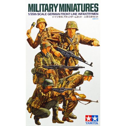 Tamiya German Front-Line Infantrymen  makett figura 1:35 (300035196)