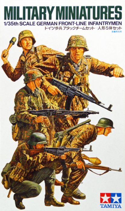 Tamiya Tamiya German Front-Line Infantrymen  makett figura 1:35 (300035196)