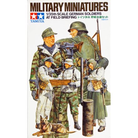 Tamiya German Soldiers at Field Briefing  makett figura 1:35 (300035212)