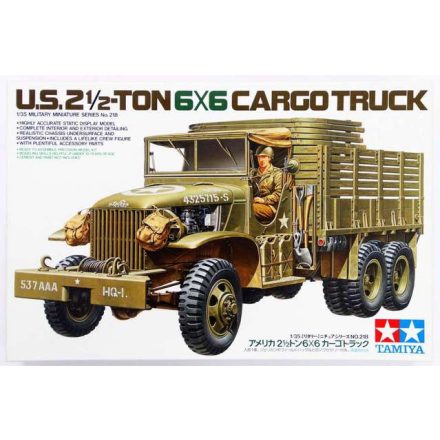 Tamiya US 2.5 ton 6x6 Cargo Truck  1:35 makett harcjármű (300035218)