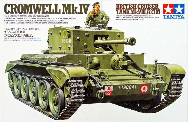 Tamiya Tamiya British Cruiser Tank Mk. VIII, A27M CROMWELL Mk.IV  1:35 makett harcjármű (300035221)