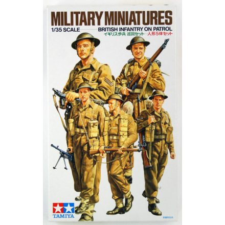 Tamiya British Infantry on Patrol  makett figura 1:35 (300035223)