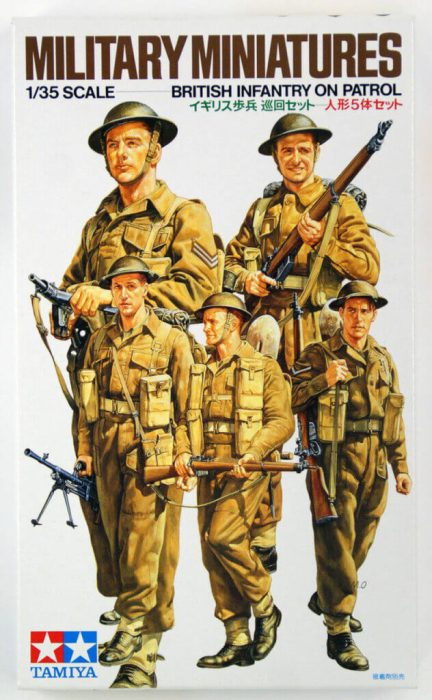 Tamiya Tamiya British Infantry on Patrol  makett figura 1:35 (300035223)
