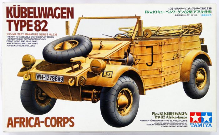Tamiya Tamiya Kubelwagen Type 82 Africa Corps  1:35 makett harcjármű (300035238)