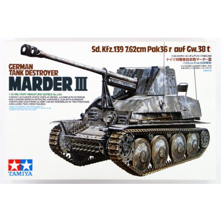 Tamiya German Tank Destroyer Marder III  1:35 makett harcjármű (300035248)