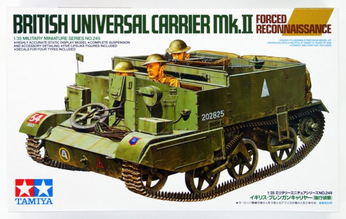 Tamiya Tamiya British Universal Carrier Mk.II Forced Reconnaissance  1:35 makett harcjármű (300035249)