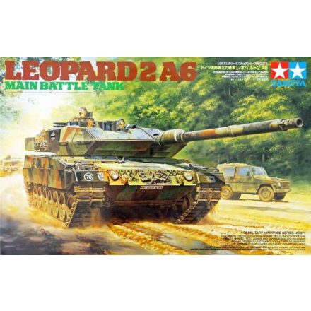 Tamiya Leopard 2A6 Main Battle Tank  1:35 makett harcjármű (300035271)