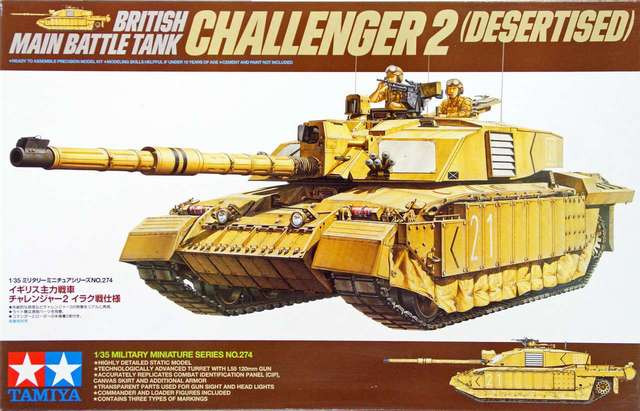 Tamiya Tamiya British Battle Tank Challenger 2  1:35 makett harcjármű (300035274)