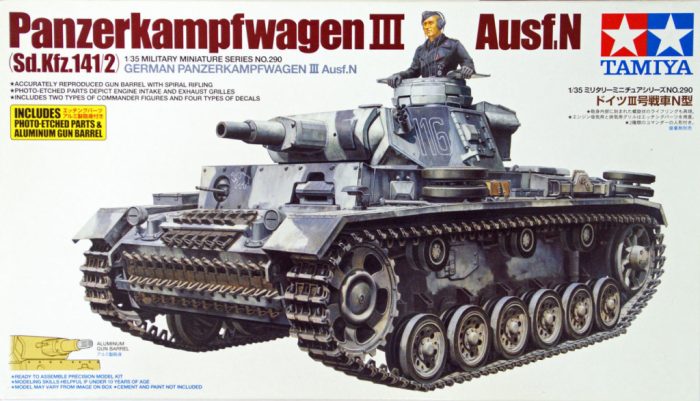Tamiya Tamiya Panzerkampfwagen III Ausf.N  1:35 makett harcjármű (300035290)