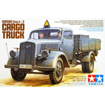 Tamiya German 3 Ton 4x2 Cargo Truck  1:35 makett harcjármű (300035291)