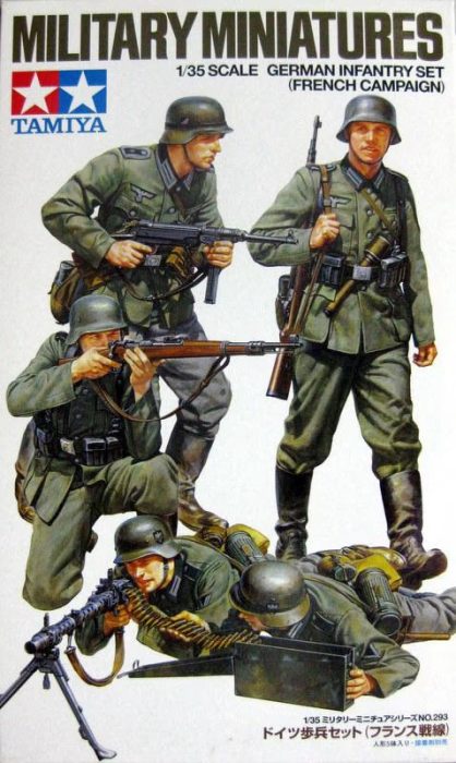 Tamiya Tamiya German Infantry Set makett figura 1:35 (300035293)