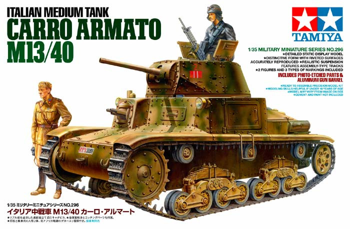 Tamiya Tamiya Italian Medium Tank Carro Armato M13/40  1:35 makett harcjármű (300035296)