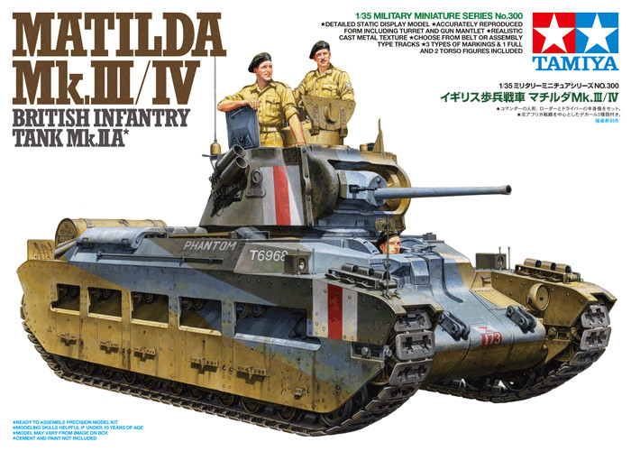 Tamiya Tamiya British Infantry Tank Matilda Mk.III/IV  1:35 makett harcjármű (300035300)