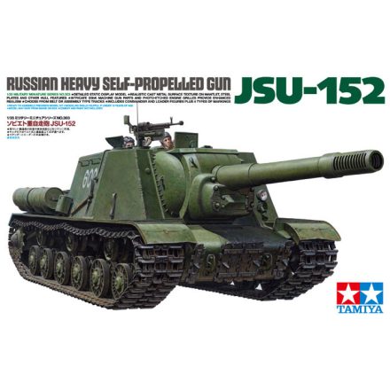 Tamiya Russian Heavy Self-Propelled Gun JSU-152  1:35 makett harcjármű (300035303)