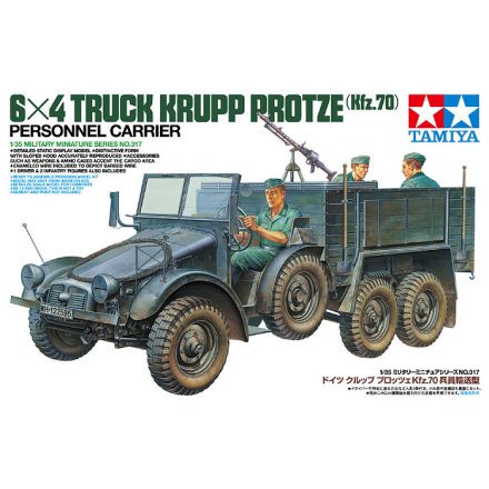 Tamiya German 6x4 Truck Krupp Protze 1:35 makett harcjármű (300035317)