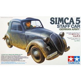   Tamiya Tamiya German Army SIMCA 5 Staff Car  1:35 makett harcjármű (300035321)