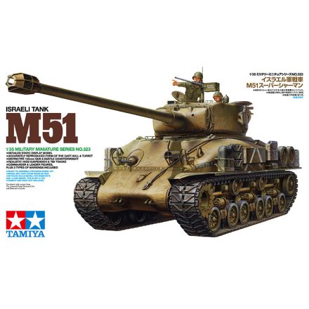 Tamiya Israeli Tank M51 Super Sherman  1:35 makett harcjármű (300035323)
