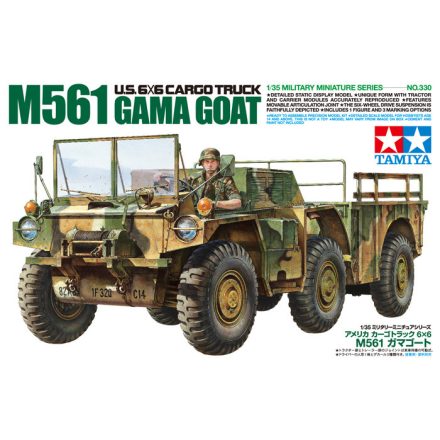 Tamiya US 6x6 Cargo Truck M561 GAMA GOAT  1:35 makett harcjármű (300035330)