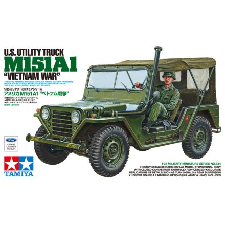 Tamiya US Utility Truck M151A1 VIETNAM WAR  1:35 makett harcjármű (300035334)