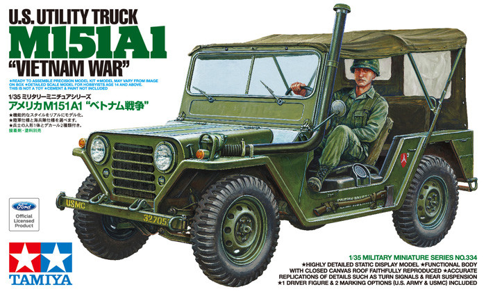 Tamiya Tamiya US Utility Truck M151A1 VIETNAM WAR  1:35 makett harcjármű (300035334)