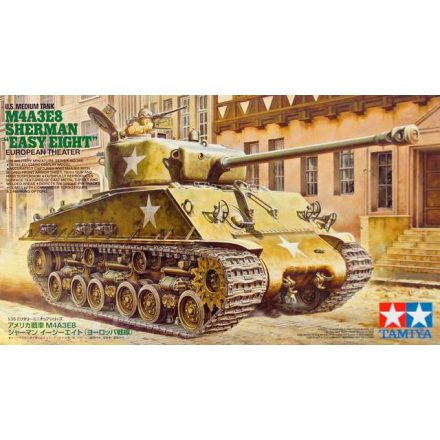 Tamiya Medium Tank M4A3E8 Sherman Easy Eight  1:35 makett harcjármű (300035346)