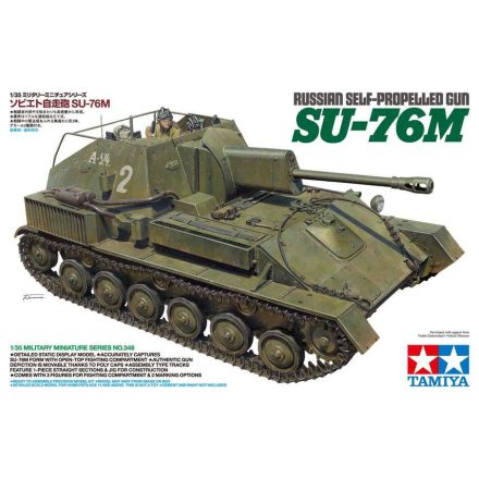 Tamiya Russian Self-Propelled Gun SU-76M  1:35 makett harcjármű (300035348)