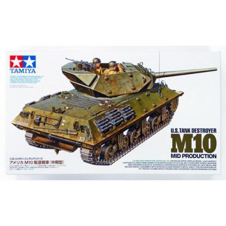 Tamiya Tank Destroyer M10 Mid Production  1:35 makett harcjármű (300035350)