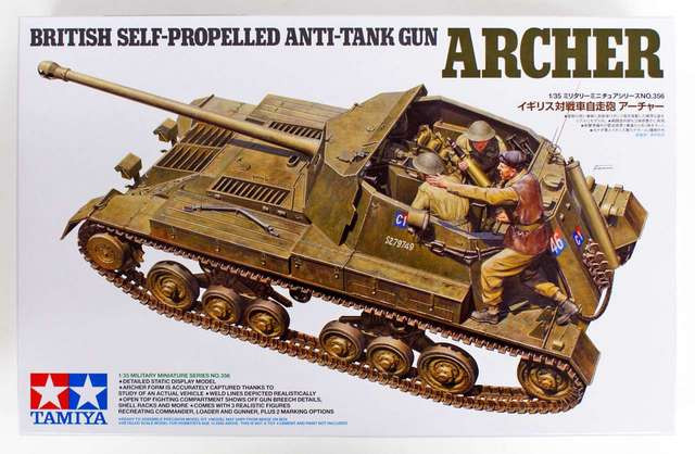 Tamiya Tamiya British Self Propelled Anti Tank Gun Archer  1:35 makett harcjármű (300035356)