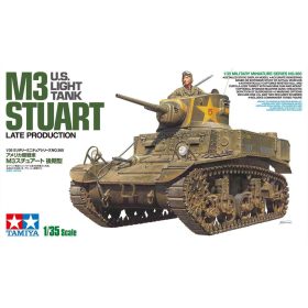   Tamiya Tamiya U.S. Light Tank M3 Stuart Late Production  1:35 makett harcjármű (300035360)