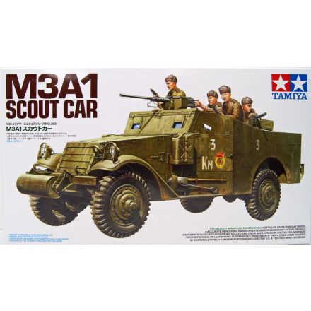 Tamiya M3A1 Scout Car  1:35 makett harcjármű (300035363)